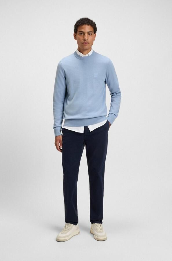 Boss Orange Regular fit gebreide pullover van een mix van katoen en kasjmier - Foto 8