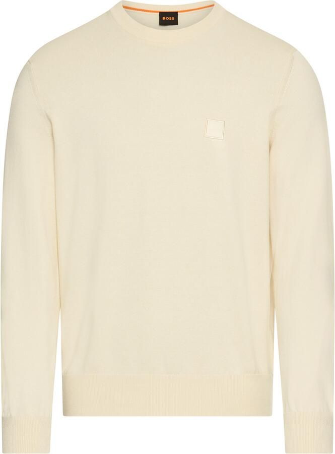 BOSS ORANGE Heren Truien & Vesten Kanavano_s Gebroken Wit - Foto 5
