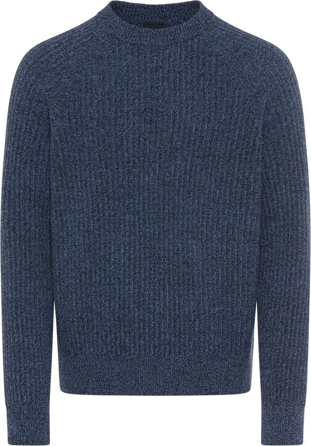 Boss Orange Gebreide trui Klacier Ronde hals Relaxed Fit ribgebreid