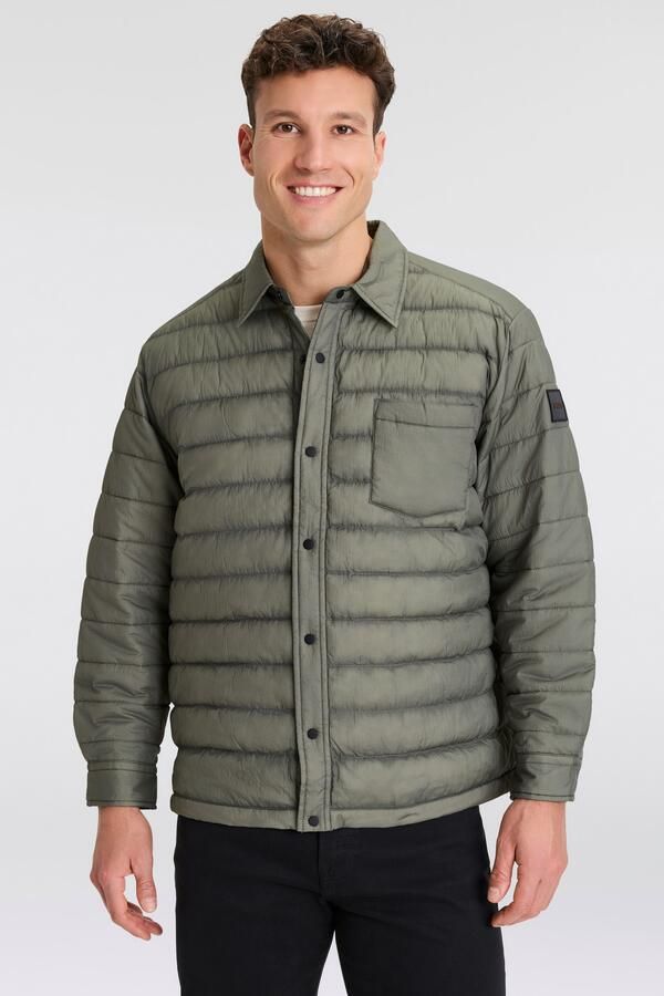 Boss Orange Gewatteerd jack met labelpatch model 'Lambizzo - Foto 4