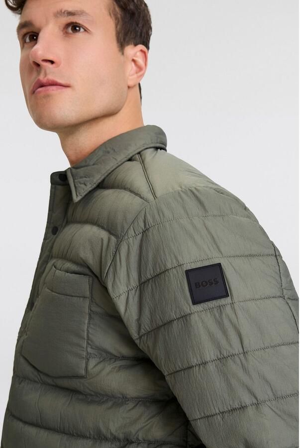 Boss Orange Gewatteerd jack met labelpatch model 'Lambizzo - Foto 2