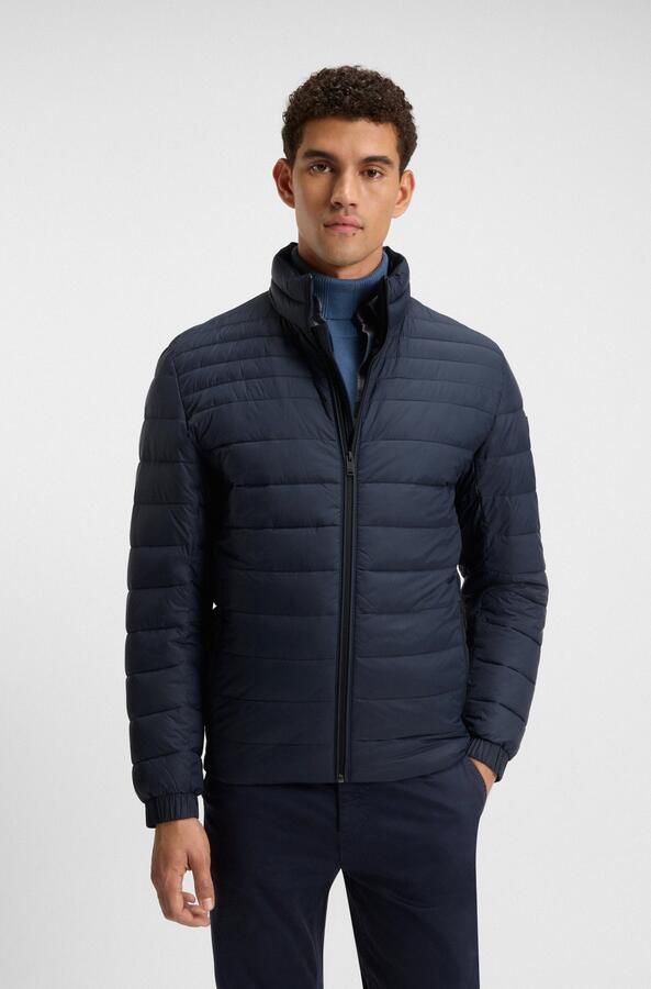 Boss Orange Gewatteerde jas Oden met opstaande kraag slim fit vederlicht waterafstotend - Foto 6