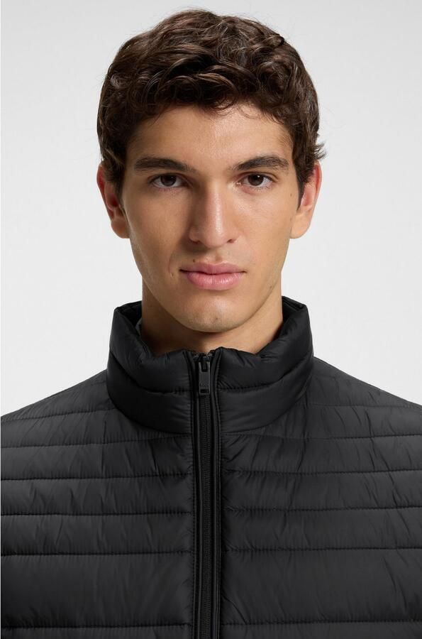 Boss Orange Gewatteerde jas Oden met opstaande kraag slim fit vederlicht waterafstotend - Foto 5