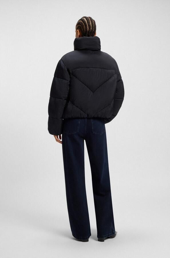 Boss Orange Gewatteerde jas Padilena Premium Damesmode Regular Fit met opstaande kraag gevoerde zakken - Foto 4