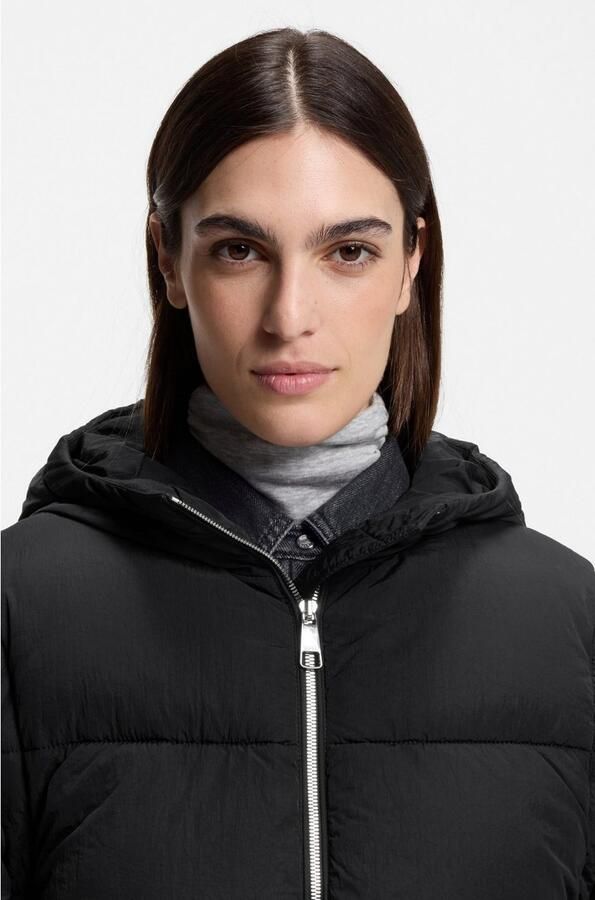 Boss Orange Gewatteerde jas Polala Premium Damesmode met afneembare mouwen en sjaal (2 stuks) - Foto 2