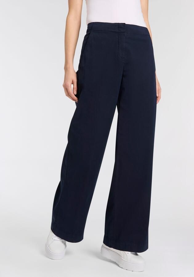 Boss Orange Geweven broek Tahilone premium damesmode Straight Leg met wijde pijpen - Foto 3