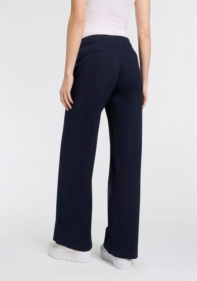 Boss Orange Geweven broek Tahilone premium damesmode Straight Leg met wijde pijpen - Foto 2