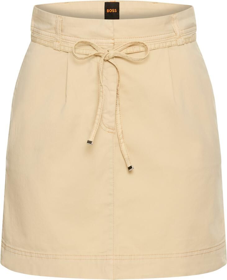 Boss Orange Minirok met strikceintuur model 'Varachute' - Foto 2