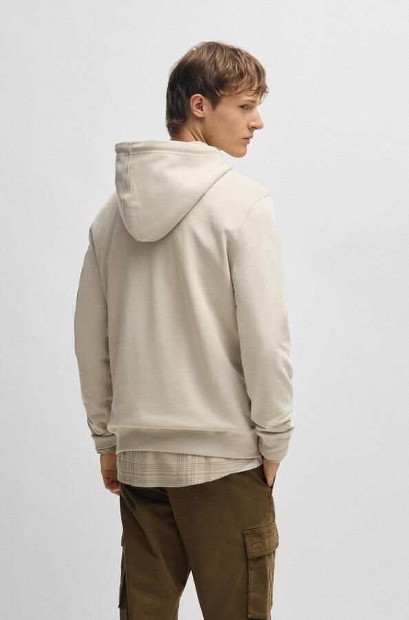 Hugo Boss Beige Crewneck Katoenen Trui voor Mannen Beige Heren - Foto 6