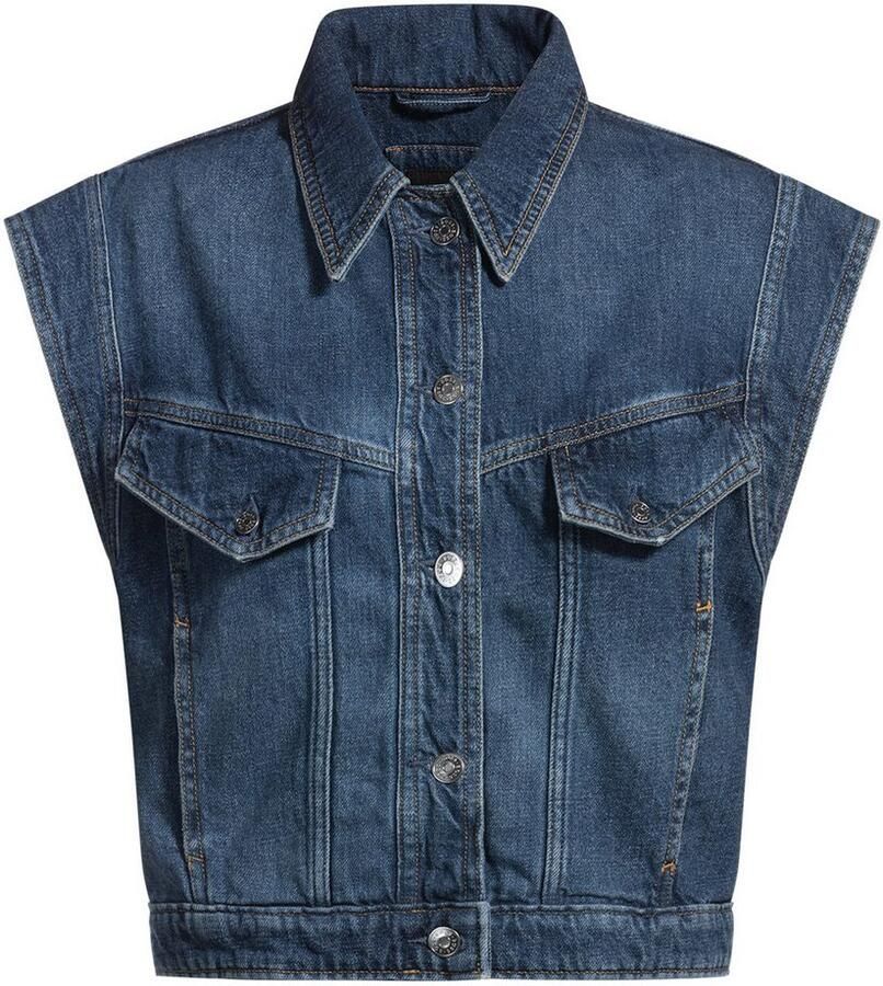 Boss Orange Jeansjack DENIM VEST 1.0 Premium Damesmode - Foto 2