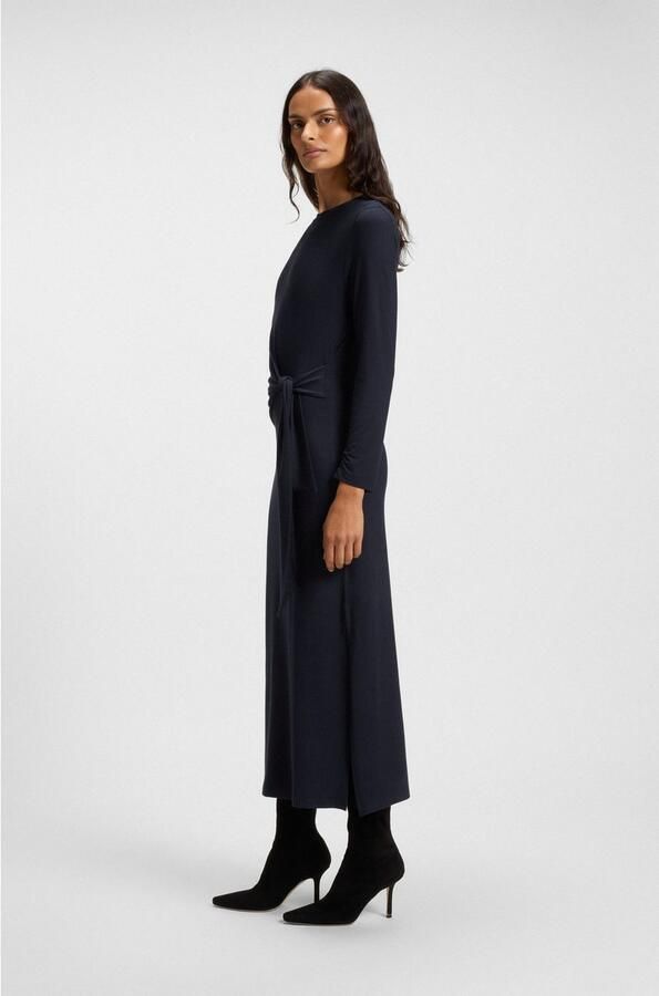 Boss Orange Jerseyjurk Erlot Premium Damesmode in regular fit ronde hals - Foto 2