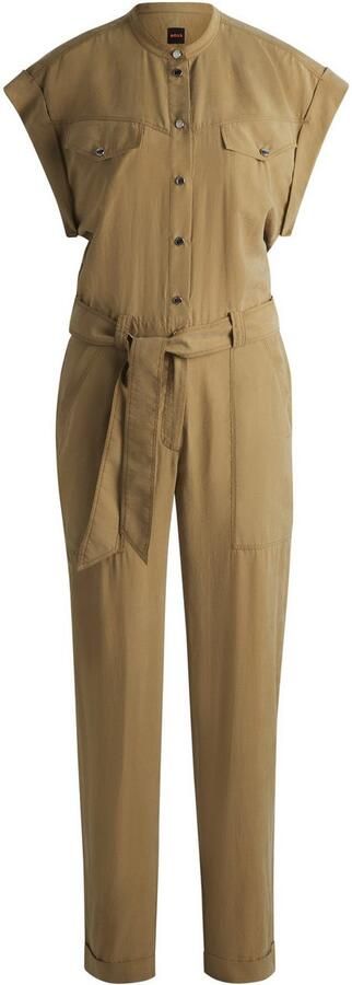 Boss Orange Jumpsuit met borstzakken model 'Dridy' - Foto 6