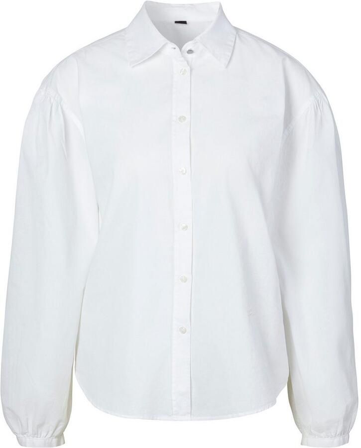 Boss Orange Klassieke blouse Barby Premium Damesmode met boss-logo op de borst