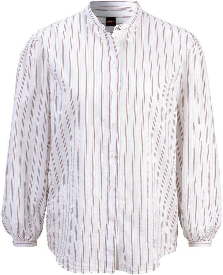 Boss Orange Klassieke blouse Bilast Premium Damesmode met rimpelingen aan de mouwen - Foto 2