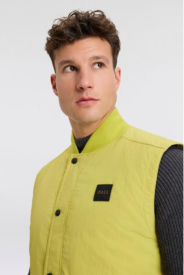 Boss Orange Gilet met opstaande kraag model 'Ocomo'