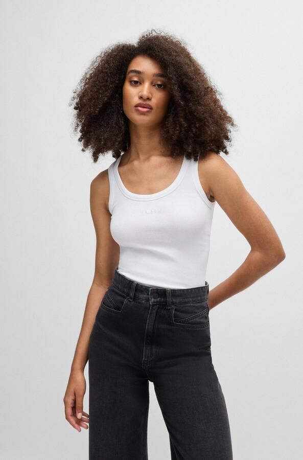 Boss Orange Onderhemd met ronde hals model 'Ematite' - Foto 4