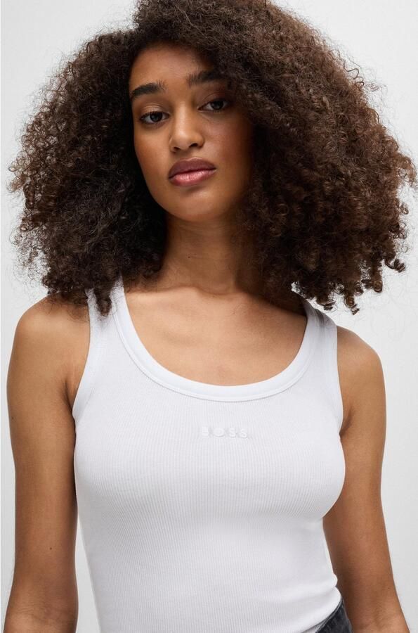 Boss Orange Onderhemd met ronde hals model 'Ematite'