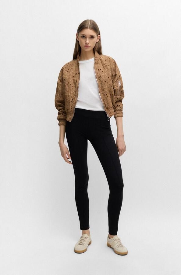 Boss Orange Legging Estretch Premium Damesmode Naad-details op de voorkant - Foto 6