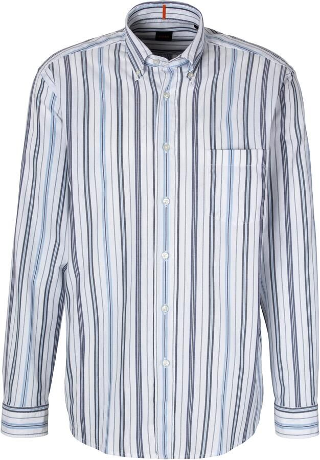 Boss Orange Regular fit vrijetijdsoverhemd met button-downkraag model 'Lambey'