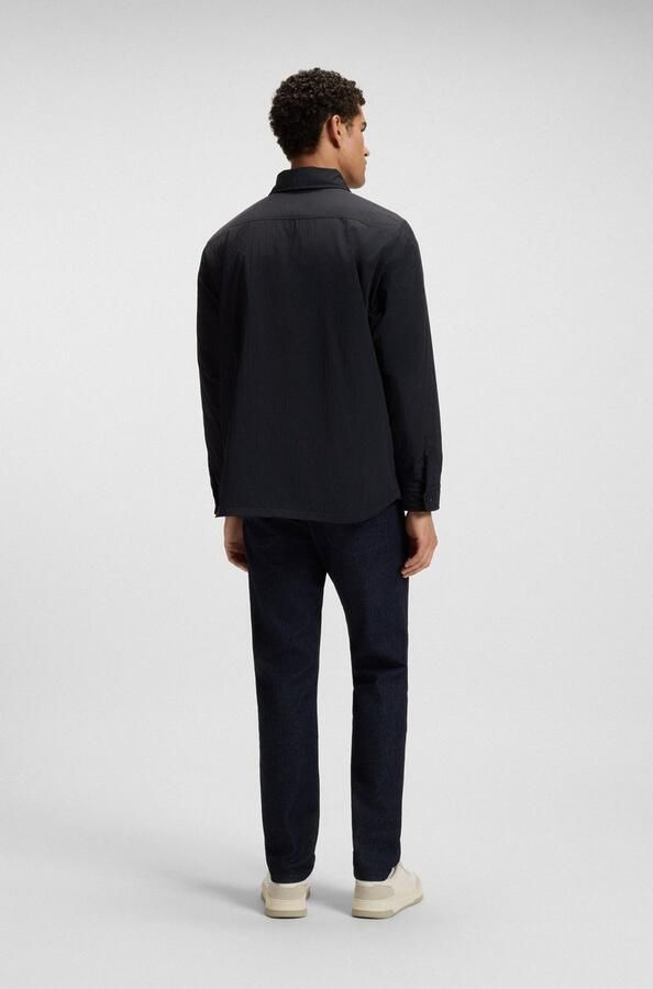 Boss Orange Overhemd met lange mouwen Locky licht gewatteerd oversized fit - Foto 6
