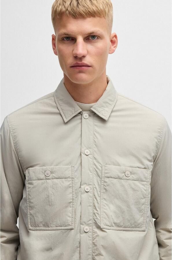 Boss Orange Regular fit overhemdjack met borstzakken model 'Locky' - Foto 6