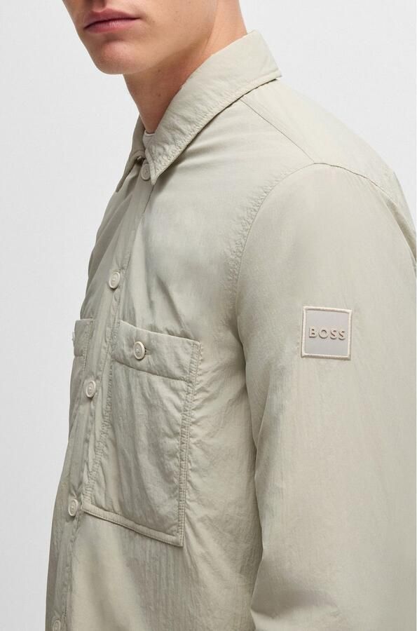 Boss Orange Regular fit overhemdjack met borstzakken model 'Locky' - Foto 7