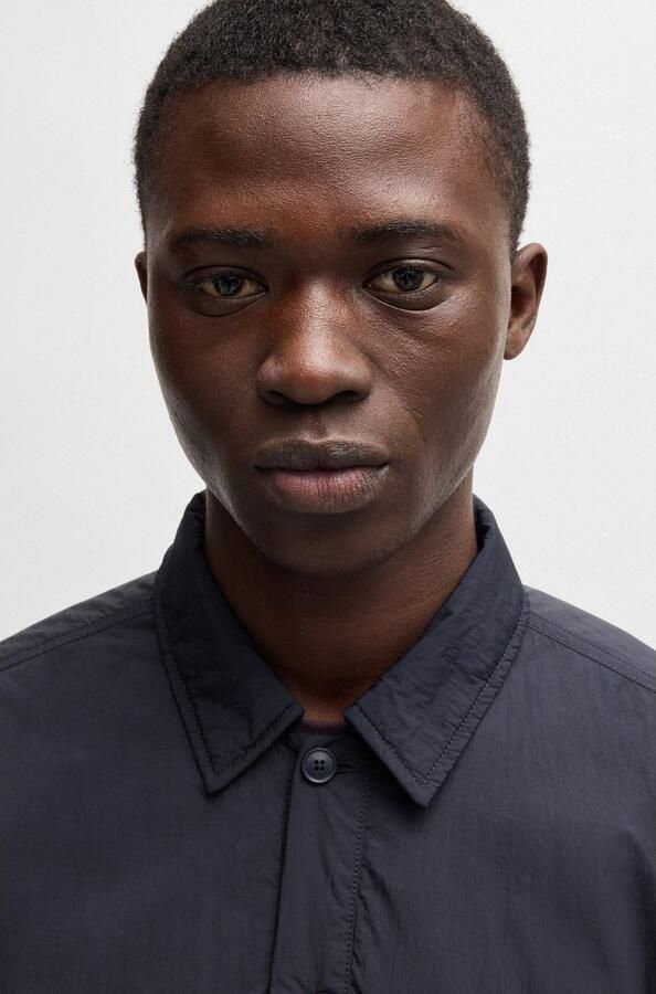 Boss Orange Regular fit overhemdjack met borstzakken model 'Locky' - Foto 4