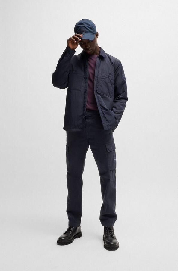 Boss Orange Regular fit overhemdjack met borstzakken model 'Locky' - Foto 5