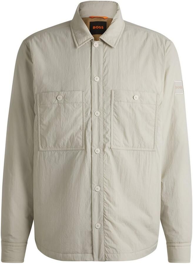 Boss Orange Regular fit overhemdjack met borstzakken model 'Locky' - Foto 5