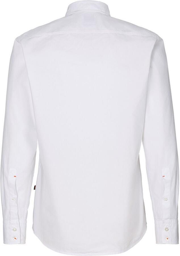 Hugo Boss Witte Regular Fit Overhemd met Geborduurd Logo White Heren - Foto 9