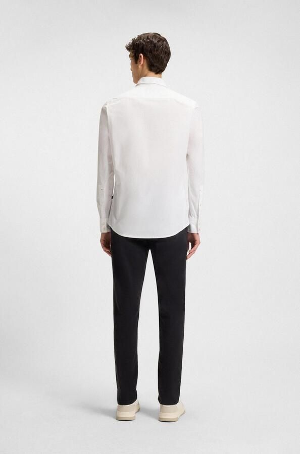 Hugo Boss Witte Regular Fit Overhemd met Geborduurd Logo White Heren - Foto 17
