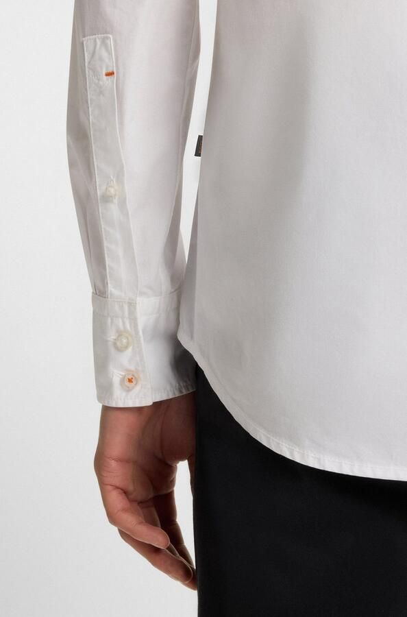 Hugo Boss Witte Regular Fit Overhemd met Geborduurd Logo White Heren - Foto 19