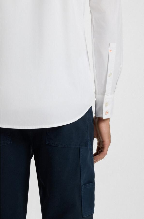 Hugo Boss Witte Regular Fit Overhemd met Geborduurd Logo White Heren - Foto 11