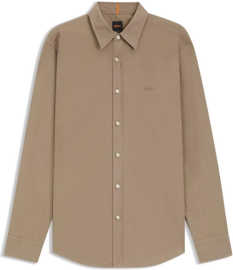 Boss Orange Overhemd met lange mouwen Relegant met boss borduurwerk