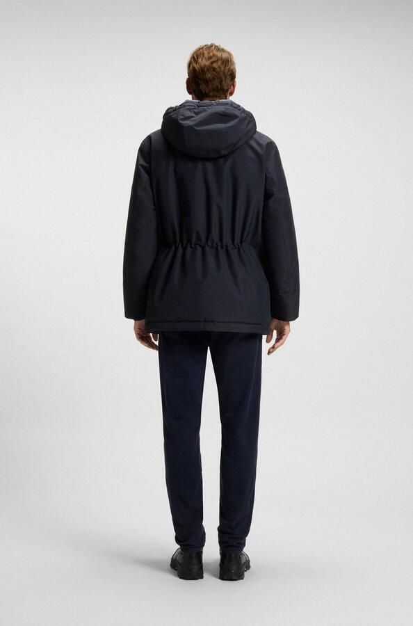 Boss Orange Parka Osiass relaxed fit met gewatteerde capuchon verdekte ritssluiting - Foto 6