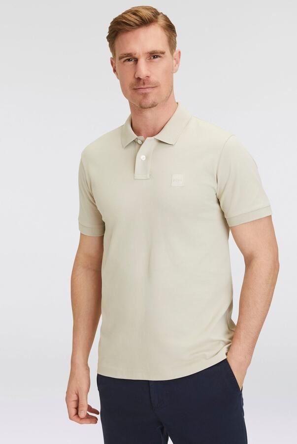 Boss Orange Stijlvolle Beige Polo met Slim Fit en Korte Mouwen Beige Heren - Foto 15