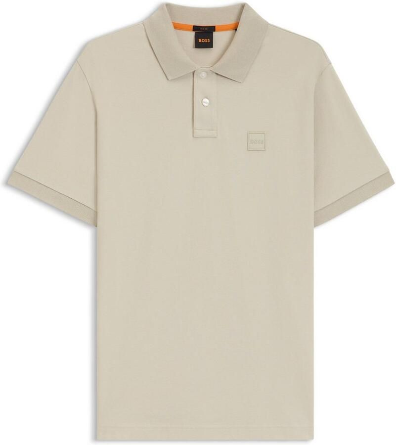 Boss Orange Stijlvolle Beige Polo met Slim Fit en Korte Mouwen Beige Heren - Foto 2