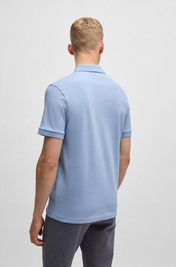 Hugo Boss Lichtblauw poloshirt korte mouw Blue Heren - Foto 4