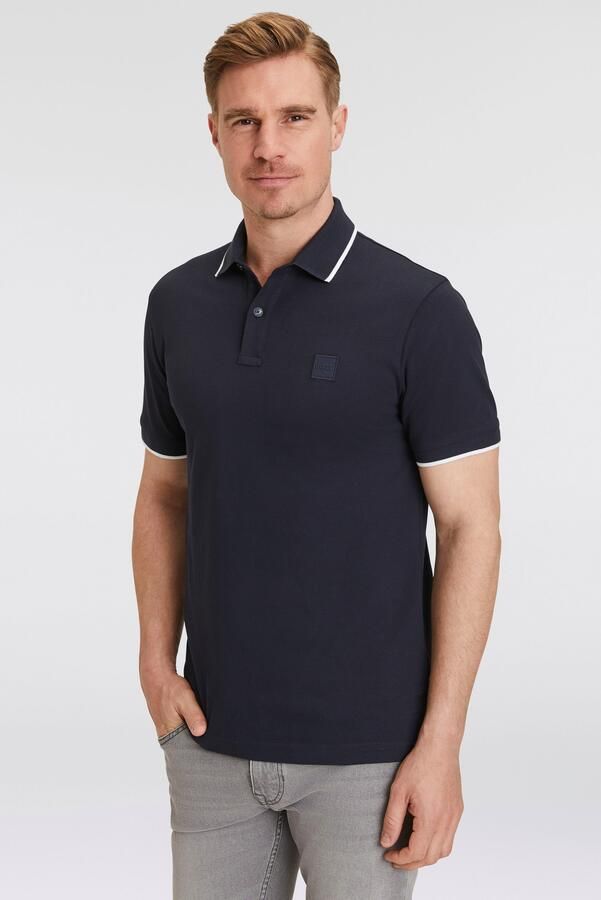 Hugo Boss Katoenen poloshirt met korte mouwen collectie Blue Heren - Foto 16