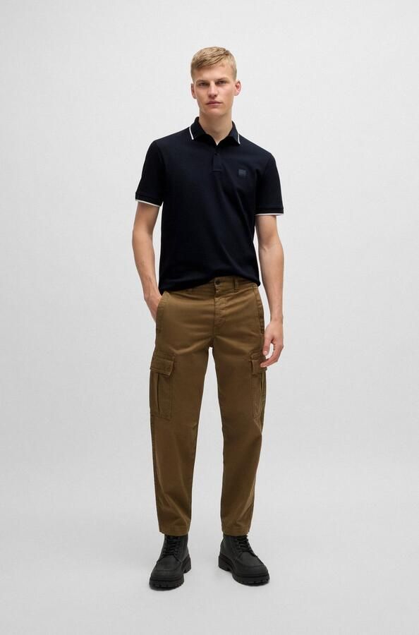 Hugo Boss Katoenen poloshirt met korte mouwen collectie Blue Heren - Foto 10