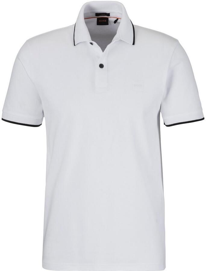 Boss Polo Shirt Korte Mouwen Lente Zomer Collectie White Heren - Foto 16