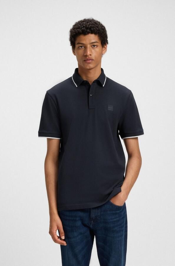 Hugo Boss Katoenen poloshirt met korte mouwen collectie Blue Heren - Foto 11
