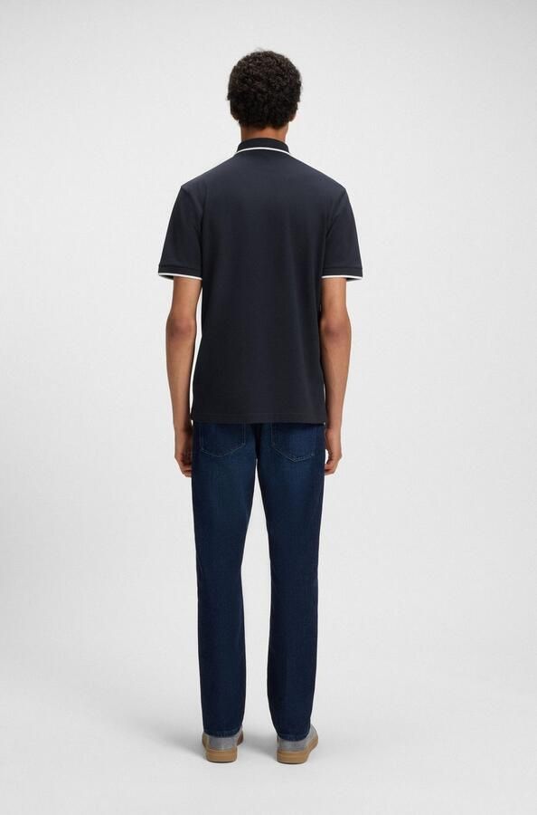 Hugo Boss Katoenen poloshirt met korte mouwen collectie Blue Heren - Foto 12
