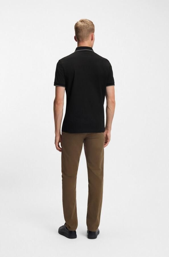 Boss Polo Shirt Korte Mouw Slim Fit Passertip Polo Shirt Black - Foto 18