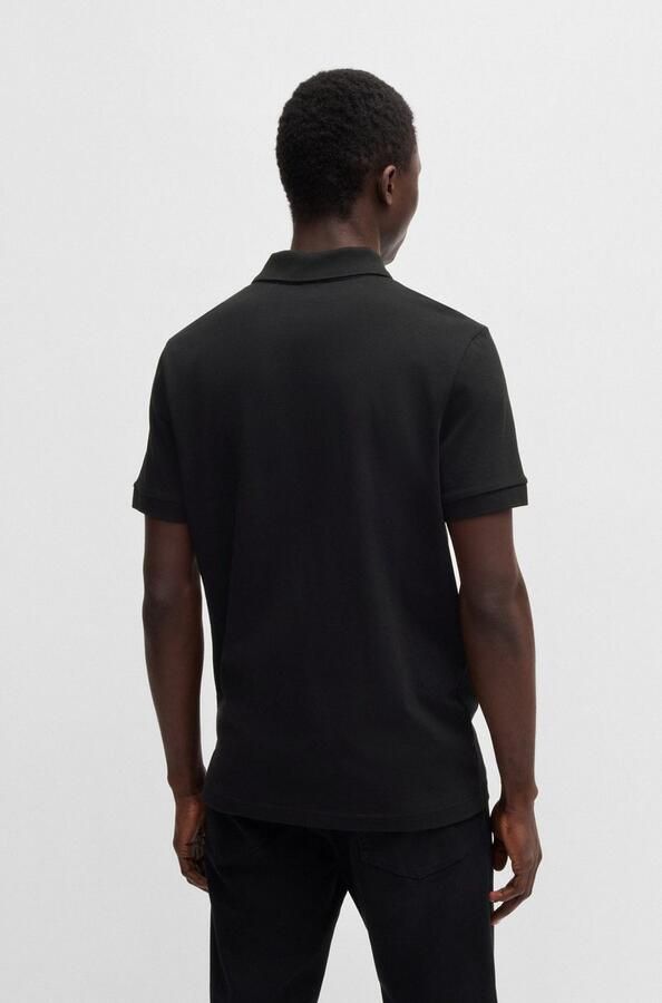 BOSS ORANGE Heren Polo's & T-shirts Passerzip Zwart - Foto 7