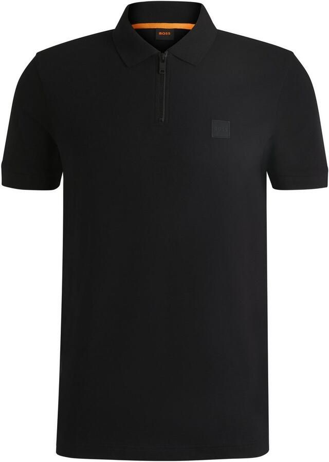 BOSS ORANGE Heren Polo's & T-shirts Passerzip Zwart - Foto 5