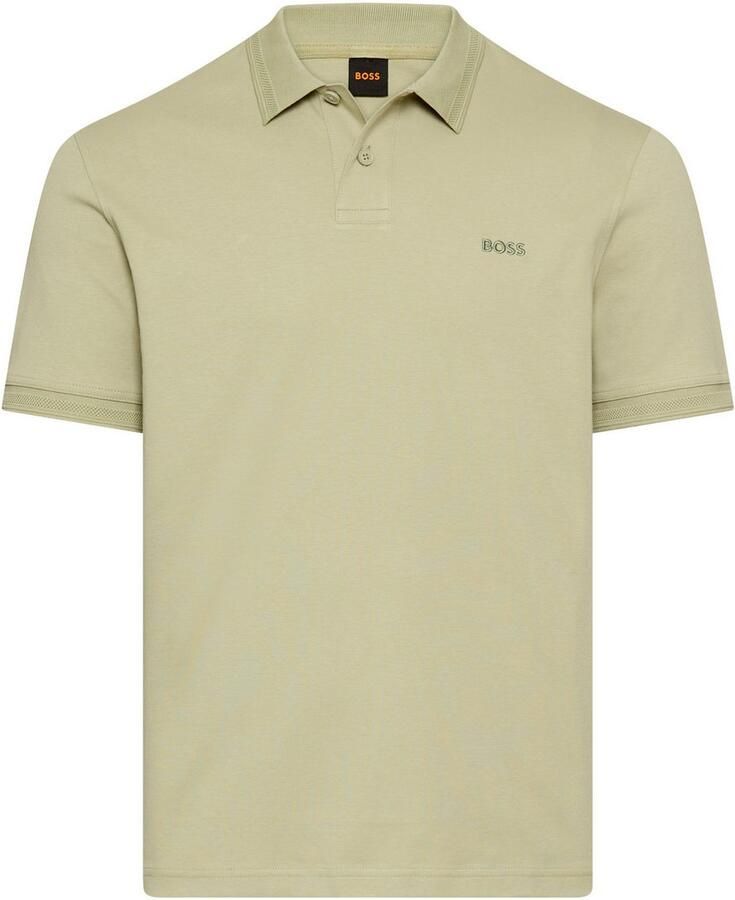 Boss Orange Poloshirt Pe Interlock van katoen-piqué met logo-print regular - Foto 2