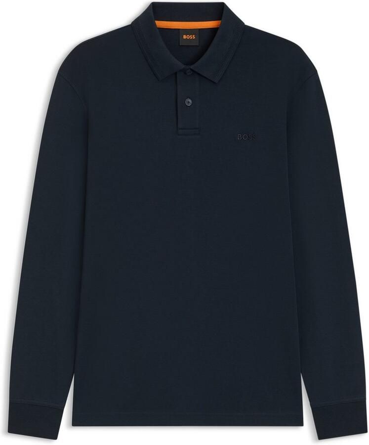 Boss Polo Shirt Lange Mouw Pe_interlock_long