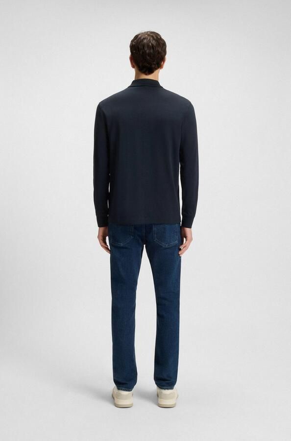 Boss Polo Shirt Lange Mouw Pe_interlock_long - Foto 5