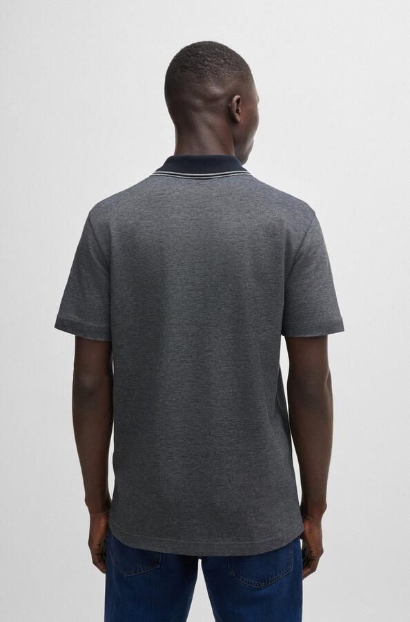 Hugo Boss Moderne Grijze Polo Shirt Korte Mouw Gray Heren - Foto 16